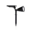 2pk Solar Outdoor Spotlights Black - Techko Maid - 2 of 4