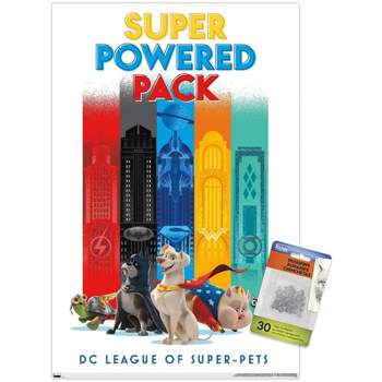 Trends International DC Comics Movie DC League of Super-Pets - Skyline Unframed Wall Poster Prints