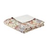 3 Pcs Elegant Watercolor Floral Print Cotton Duvet Set, All Season Cozy Home Textile for Lux Bedroom Decor - 2 of 4