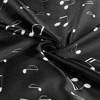 Elerevyo Women Musical Note Printed Satin Silky Square Large Neck Scarves 35.4"x35.4" 1 Pc - 4 of 4