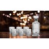 Fifth Avenue Dalmore Whiskey Decanter and Glass Set, 7-Piece Set for Liquor, Scotch, 6 Matching DOF Tumblers, Elegant Liquor Carafe w/ Stopper - 2 of 3