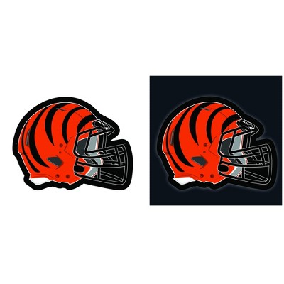 Evergreen Ultra-Thin Edgelight LED Wall Decor, Helmet, Cincinnati Bengals- 19.5 x 15 Inches Made In USA