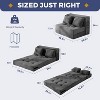 MAXYOYO Folding Sofa Bed with Pillow, 4-in-1 Tufted Sleeper Chair for Living Room - 3 of 4