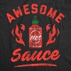 Mens Awesome Sauce T Shirt Funny Saying Cool Nerdy Tee Fun Joke for Foodie - Crazy Dog Men's T Shirt - 2 of 4