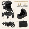 Infans 3-in-1 Newborn Stroller Folding Convertible High Landscape Toddler Stroller - 2 of 4
