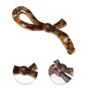 Unique Bargains Women's Fashion Ribbon Hairpin 4.09"x1.57"x0.87" Amber 1Pc - 3 of 3