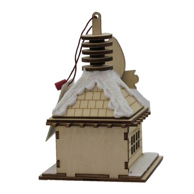 Northern Lights Electric Company Wood Christmas Ornament