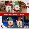 Syemin Decorative Holiday Scene Props Set of 2 Gnome and Candy Cane Christmas Decorations 2D Holiday Xmas Decor Holiday Displays, Red, 24"*24"*24" - 4 of 4