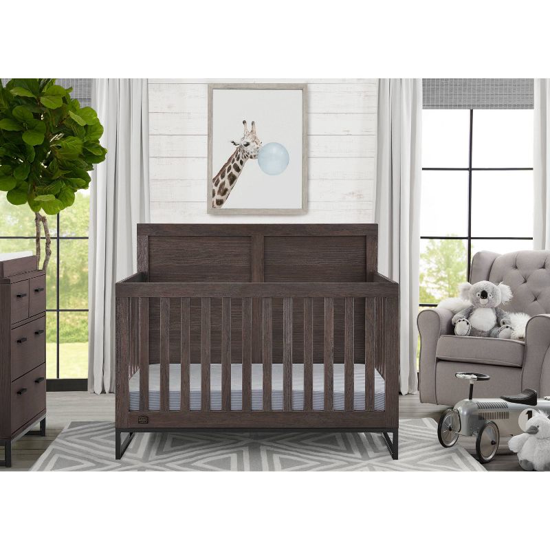 Simmons Kids' Foundry 6-in-1 Convertible Baby Crib, 4 of 21