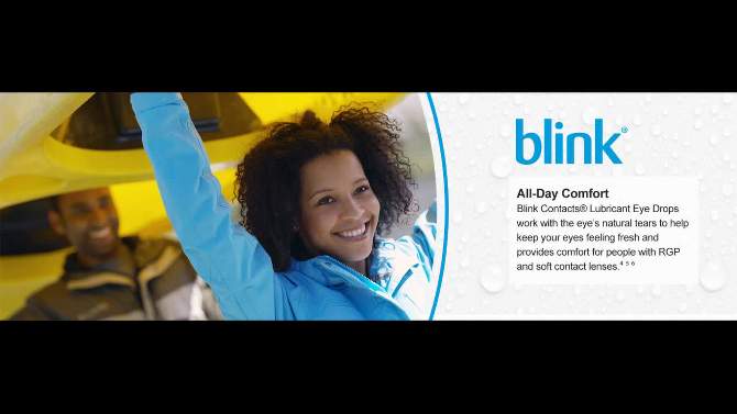 Blink Eye Drops for Contact Lenses - 0.34 fl oz, 2 of 13, play video