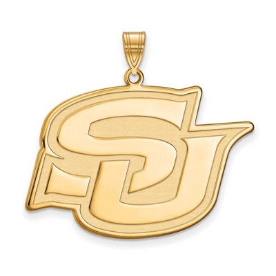 Black Bow Jewelry 10k Yellow Gold Southern Jaguars NCAA Extra Large Pendant