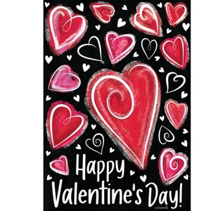 Briarwood Lane Valentine's House Flag 40x28 For Outdoor Valentine Heart Dance House Flag Flag For Valentine's House Flag - 1 of 4