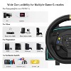 NBCP Racing Wheel with Responsive Hall Pedals & Dual Vibration Feedback for Xbox One, Xbox Series X|S, PS4, PS3, PC, Xbox 360, Nintendo Switch - 3 of 4