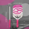 Aukfa Carbon Fiber Pickleball Paddle – 14mm Polypropylene Honeycomb Core, UV Matte Finish, Hot Press Molded, Lightweight Pro Racket - 4 of 4