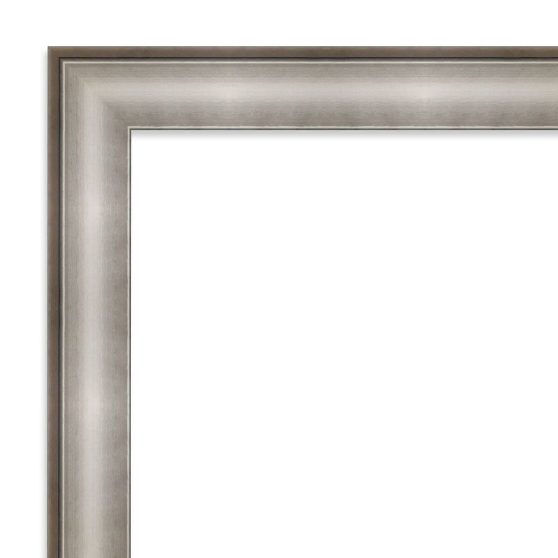 31&#34; x 31&#34; Non-Beveled Imperial Silver Wall Mirror - Amanti Art, 3 of 10