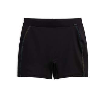 TomboyX Swim 4.5" Shorts, Quick Dry Mid-Rise Trunks, Bike Short Style (XS-6X)
