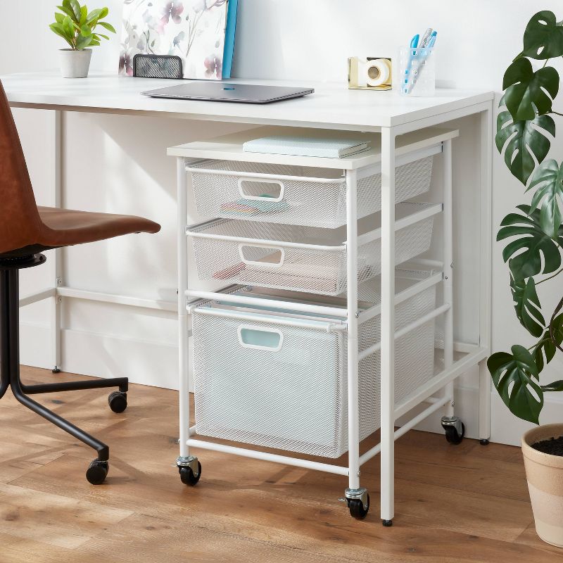 Steel File Utility Cart White - Brightroom&#8482;, 3 of 5
