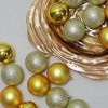 Northlight Shatterproof 4-Finish Christmas Ball Ornaments 3.25" (80mm) - Vegas Gold - 32ct - 2 of 3