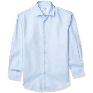 Isaac Mizrahi Boys 100% Cotton Twill Dress Shirt - (Available in Many Styles) - 1 of 3