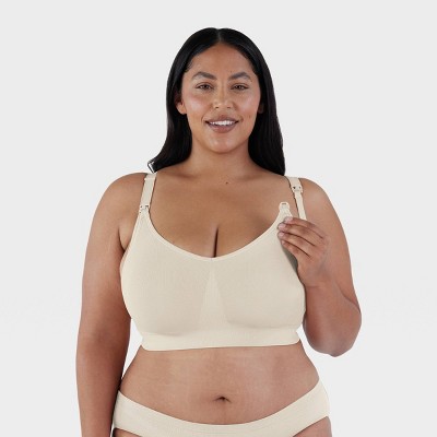 Bravado! Designs Women's Body Silk Seamless Full Cup Nursing Bra - Antique White XL