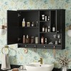 NicBex Wall Mounted Bathroom Storage Cabinet,36'' Medicine Cabinet with Mirror Door and Adjustabl Shelf,Mirror Cabinet for Bathroom - 2 of 4