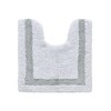 Hotel Bath Rug 100% Premium Cotton Tufted Weave Two Tone Reversible Bathroom Rug, Super Soft Absorbent, Machine Washable Bath Mat - 2 of 4