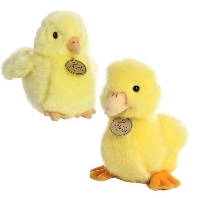 Aurora Miyoni Duckling & Chick Plush Set – 6″ Each, 2‑Pack