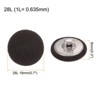 Unique Bargains Round Metal Sewing Cloth Covered Button 10 Pcs - 2 of 4