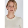 JENNIE LIU Women's 100% Pure Cashmere Long Sleeve Crew Neck Pullover Sweater - 4 of 4