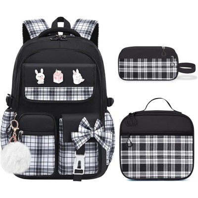 FATMOON School Backpacks for Girls - 18" Large Capacity Cute Backpack for Kids Teens,with Multiple Pockets,for Back to School and Travel