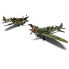 Level 2 Model Kit Supermarine Spitfire Tr.9 Fighter Aircraft with 2 Scheme Options 1/48 Plastic Model Kit by Airfix - 2 of 4