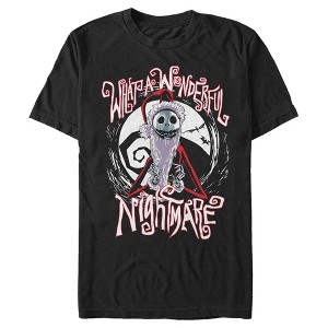 Men's The Nightmare Before Christmas Jack Skellington Santa T-Shirt - 1 of 4