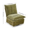 TIRAMISUBEST Detachable Green Single 360 Swivel Rocking Rocker, Swivel Sofa Chair for Living Room and Bedroom Comfort - 2 of 4