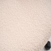 TopComfy Task and Office Chairs Ergonomic Curved Backrest Armrests Boucle Fabric 360 Swivel Adjustable Height For Home Office, Beige, - 4 of 4