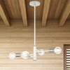 Livex Lighting Bannister 4 - Light Chandelier in  White - 2 of 4