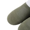 Alilang Men's 5 Pairs Low Cut Mesh Socks with Non-Slip Heel and Soft Stretch Fit - 2 of 4