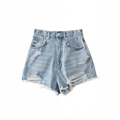 Women's Wo's Distressed Denim Shorts - trend:notes