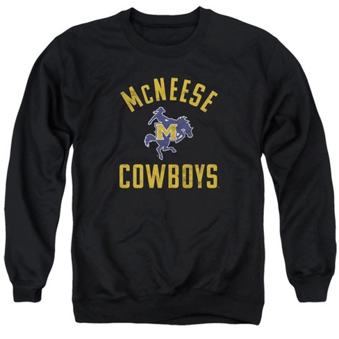 McNeese State University Official Cowboys Logo Adult Crewneck Sweatshirt, Black - image 1 of 4