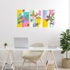 Stupell Industries Drifting Bloom Botanicals 3pc Wall Plaque Art Set - 2 of 4