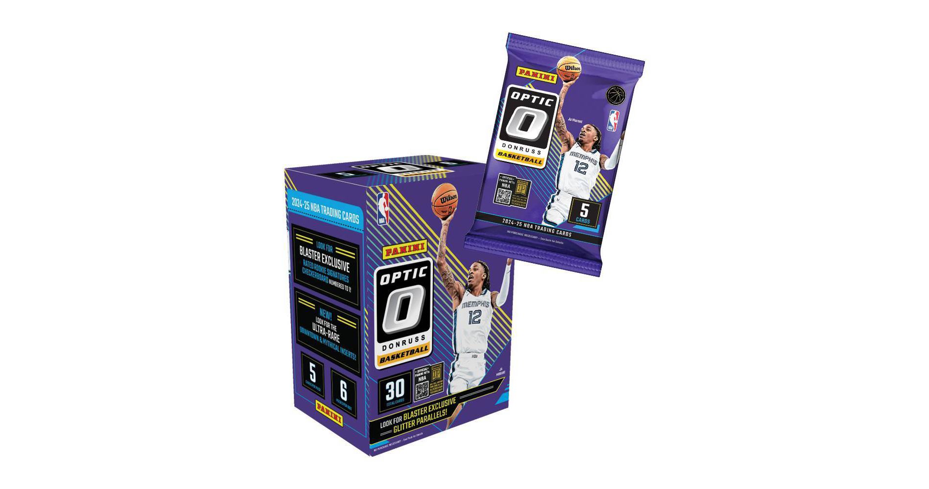 2024-25 Panini NBA Optic Donruss Basketball Trading Card Blaster Box