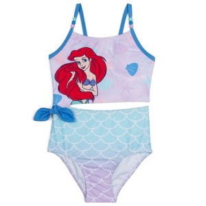 Disney Princess One Piece Bathing Suit UPF 50+ Little Kid to Big Kid - 1 of 4
