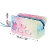 Unique Bargains Women Sequin Heart Rabbit Makeup Bag Pink Blue Yellow 1 Pc - 3 of 3