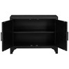 ORRD 40'' Modern Cabinet with Unique Design, 1 Door, and Adjustable Shelves for Living Room, Den, or Multi-Purpose Use - 4 of 4