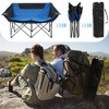 Gulches Heavy Duty Outdoor Camping Chair - Oversized Recliner with Armrests, Cup Holder, Foldable & Includes Carrying Bag - 4 of 4
