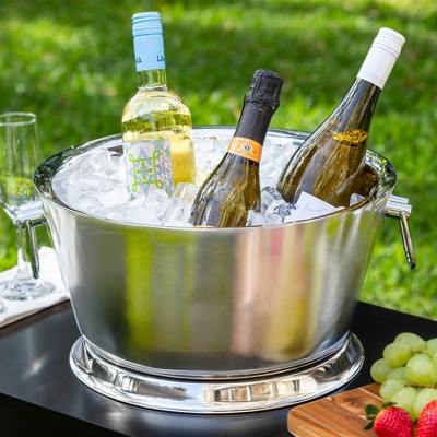 Stainless Steel 3.2 Gallon Beverage Tub with Handles