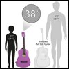 Ashthorpe Beginner Acoustic Guitar, Basic Starter Kit with Gig Bag and Accessories - 4 of 4