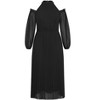 Women's Plus Size Promise Maxi Dress - black | CITY CHIC - 4 of 4