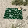Iveta Abolina Silent Night Green Picnic Blanket -Deny Designs - 3 of 3