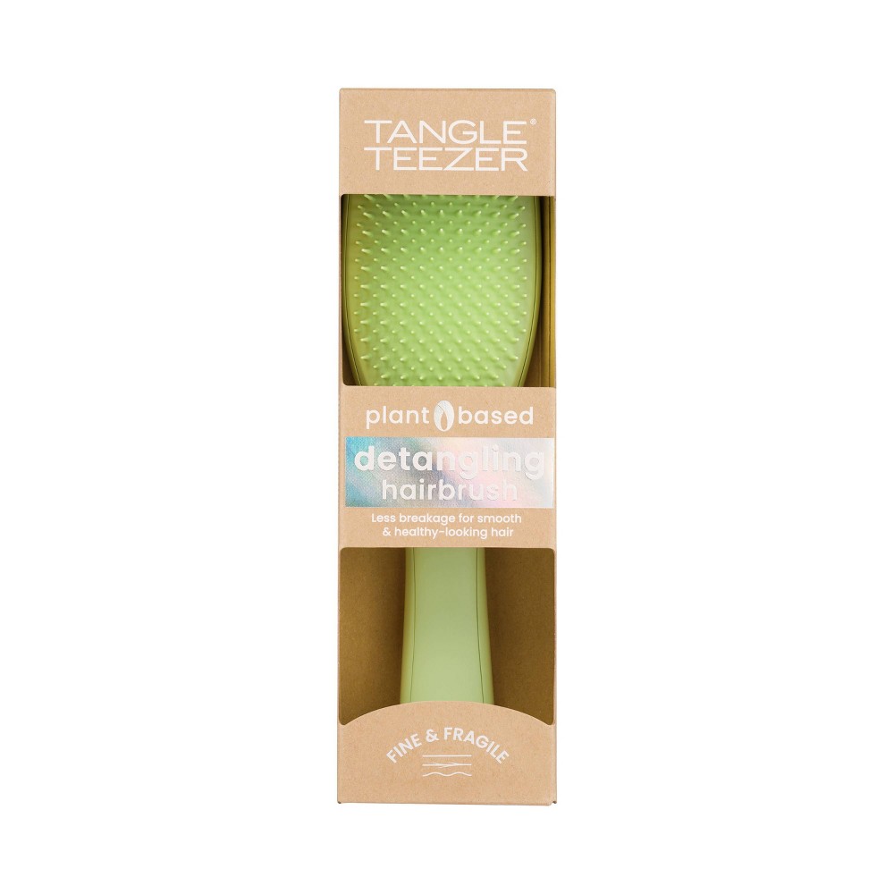 Tangle Teezer Fine & Fragile Plant Detangling Hair Brush - Cool Matcha