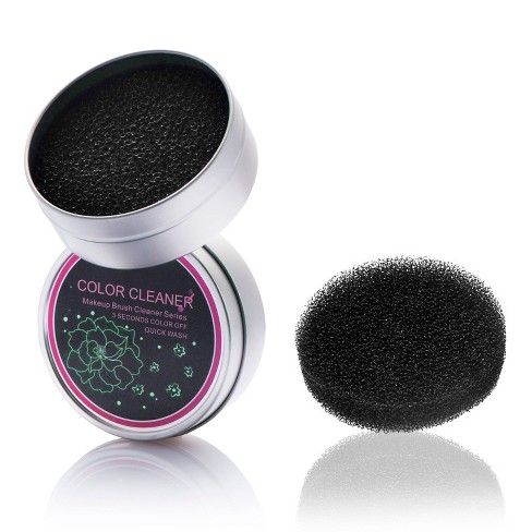 Zodaca Make Up Brush Color Removal Sponge With Replacement Sponge, Dry ...